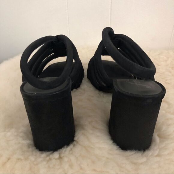 Free People Colette Strappy Sandals Black Size EUR 36= US 6 - Picture 6 of 8